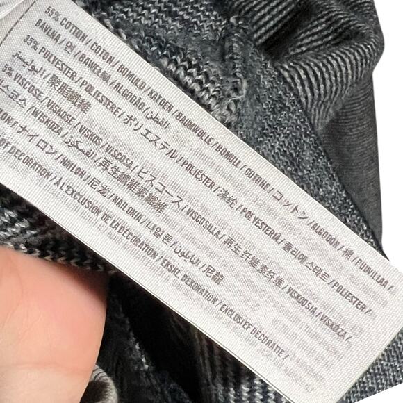 Hollister Striped Crew Neck Sweater Navy White Chest Pocket Medium Men's Casual - Picture 8 of 8